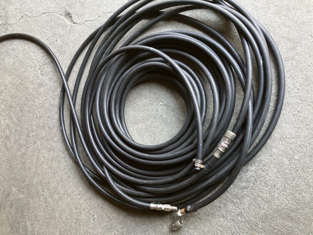 高圧洗浄機、高圧ホース、ホース修理